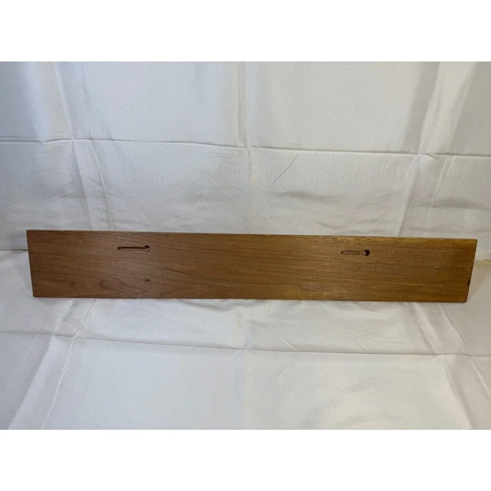 VTG Wooden 3 Peg Wall Mount Coat Hat Rack Floral Country Farmhouse Cottage 26